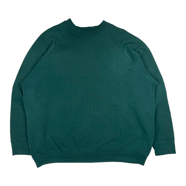 Vintage forest green blank crewneck size large