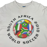 2010 South Africa world soccer tee size medium