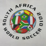 2010 South Africa world soccer tee size medium