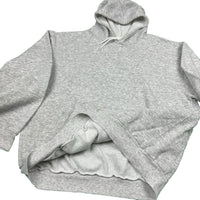 Vintage 90s blank grey hoodie size large