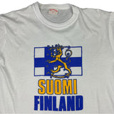 Vintage 80s Finland tee size medium