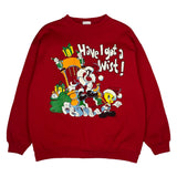 Vintage 90s Looney Tunes holiday crewneck size large