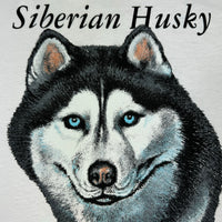 Vintage 90s Siberian Husky tee size large