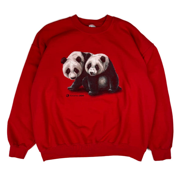 2000s Toronto Zoo panda crewneck size XL