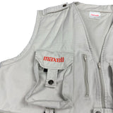 Vintage Maxell cargo vest size large