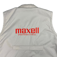 Vintage Maxell cargo vest size large