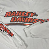 Thrash 1990 Harley Davidson longsleeve tee size large