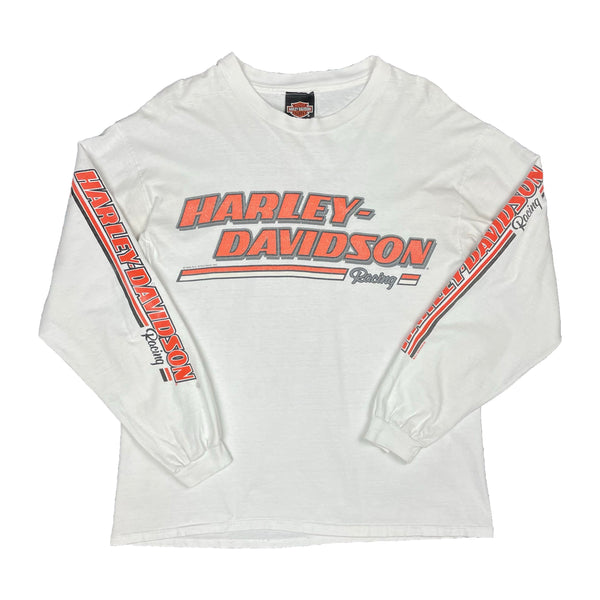 Thrash 1990 Harley Davidson longsleeve tee size large