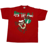 Vintage 1996 Looney Tunes Taz Christmas t-shirt size XL