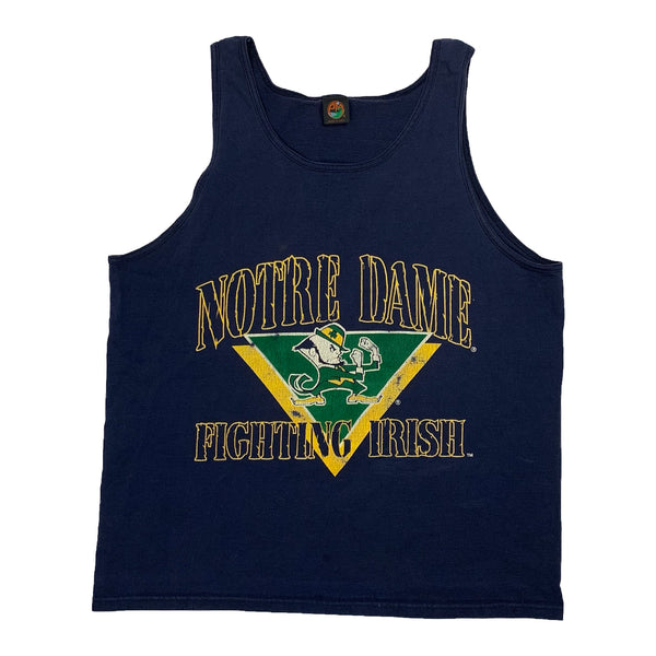 Vintage 90s Notre Dame tank top size large