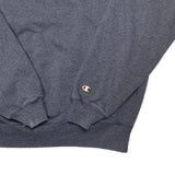 Vintage Champion battleship grey blank crewneck size large