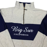 Vintage Big Sur quarter zip sweatshirt size large