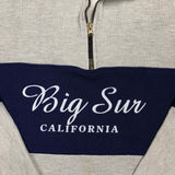 Vintage Big Sur quarter zip sweatshirt size large