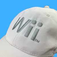 2000s Nintendo Wii embroidered velcro strap hat