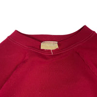 90s blank red raglan sweatshirt size medium