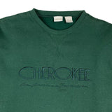 90s forest green Cherokee crewneck size medium