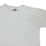 90s white pocket tee size large