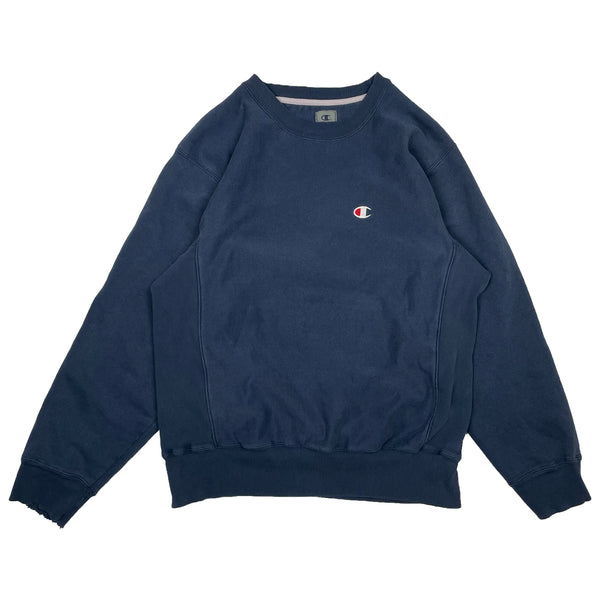 2000s Champion navy reverse weave crewneck size medium