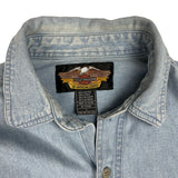 Vintage Harley Davidson chambray shirt size large