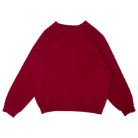 90s blank red raglan sweatshirt size medium