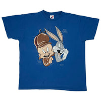 1990s Bugs Bunny and Elmer Fudd t-shirt size large