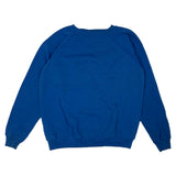 90s blank blue raglan sweatshirt size large