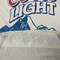 90s Paper thin Coors Light t-shirt size XL