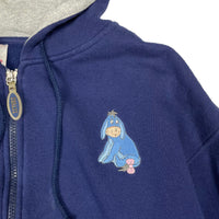 2000s Eeyore zip up hoodie size medium