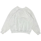 90s blank white raglan sweatshirt size small