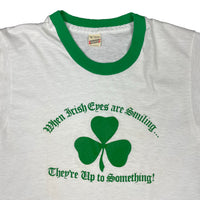 80s Irish ringer t-shirt size small