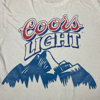 90s Paper thin Coors Light t-shirt size XL