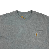 Grey Carhartt pocket tee size small